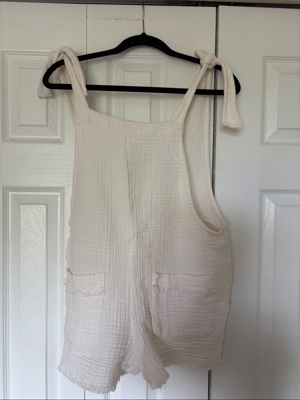 Billabong Beach Crush Cotton Gauze Romper Overalls
